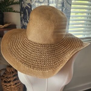 J. Crew Tan Straw Sun Hat